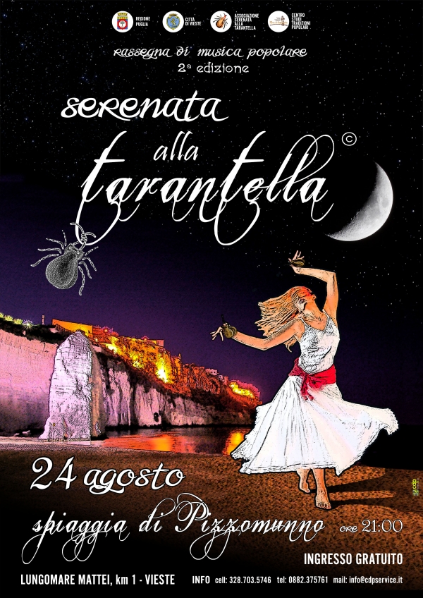 Vieste/ 24 agosto, TERESA DE SIO sul palco per la II edizione di SERENATA ALLA TARANTELLA