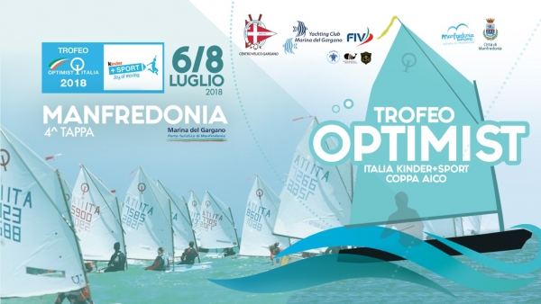 Giovedi’ a Manfredonia la presentazione della "IVtappa Trofeo Optimist Italia Kinder+ sport Coppa Aico"