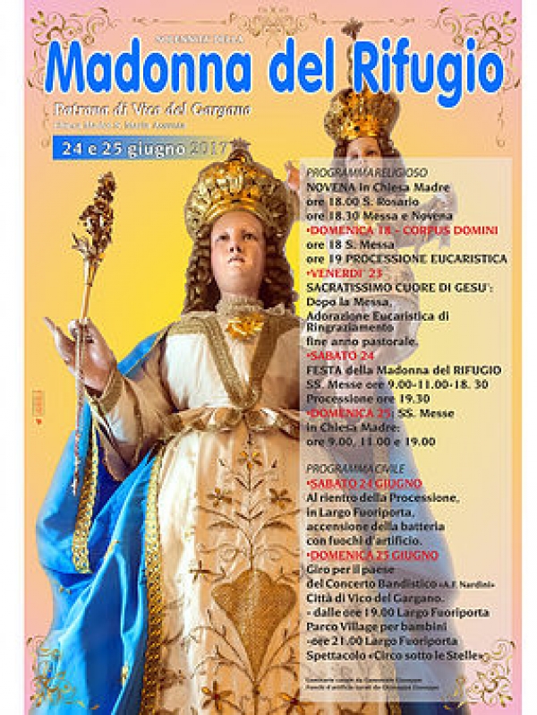 A Vico domani e dopodomani si festeggia la Madonna del Rifugio