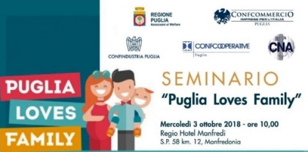 STRUTTURE RICETTIVE, STABILIMENTI BALNEARI, PUBBLICI ESERCIZI: COME AVERE IL MARCHIO PUGLIA LOVES FAMILY? ISTRUZIONI OPERATIVE IN UN WORKSHOP DI CONFCOMMERCIO A MANFREDONIA IL 3 OTTOBRE