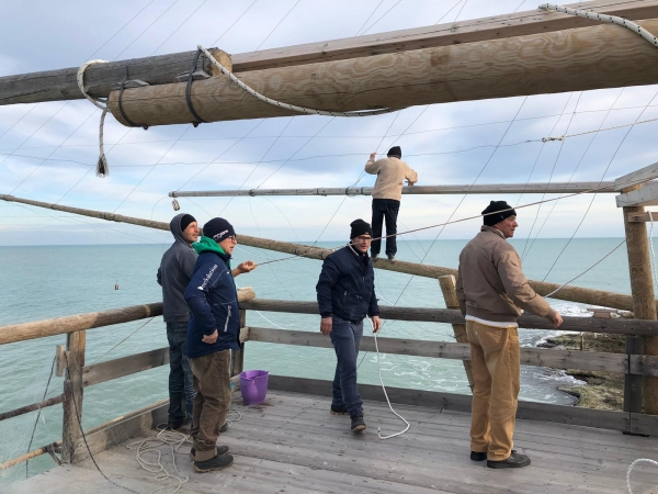 Vieste/ Al via i lavori di ripristino del Trabucco di San Lorenzo