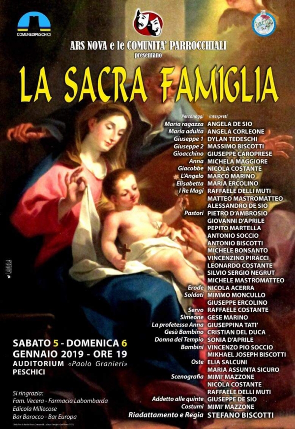 Peschici a Teatro con "La Sacra Famiglia" di "Ars Nova"