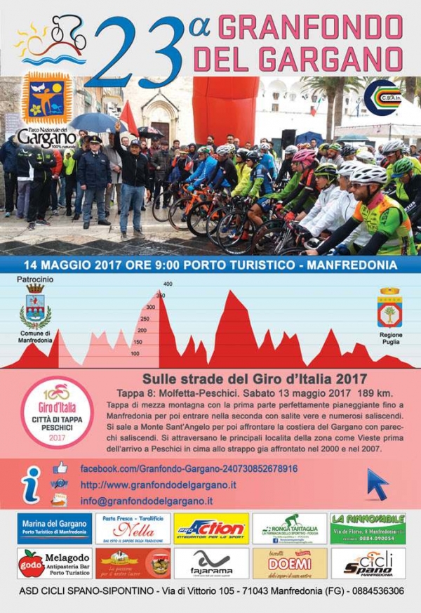 Granfondo del Gargano, unedizione ad hoc aspettando il Giro dItalia e il ricordo di Michele Scarponi