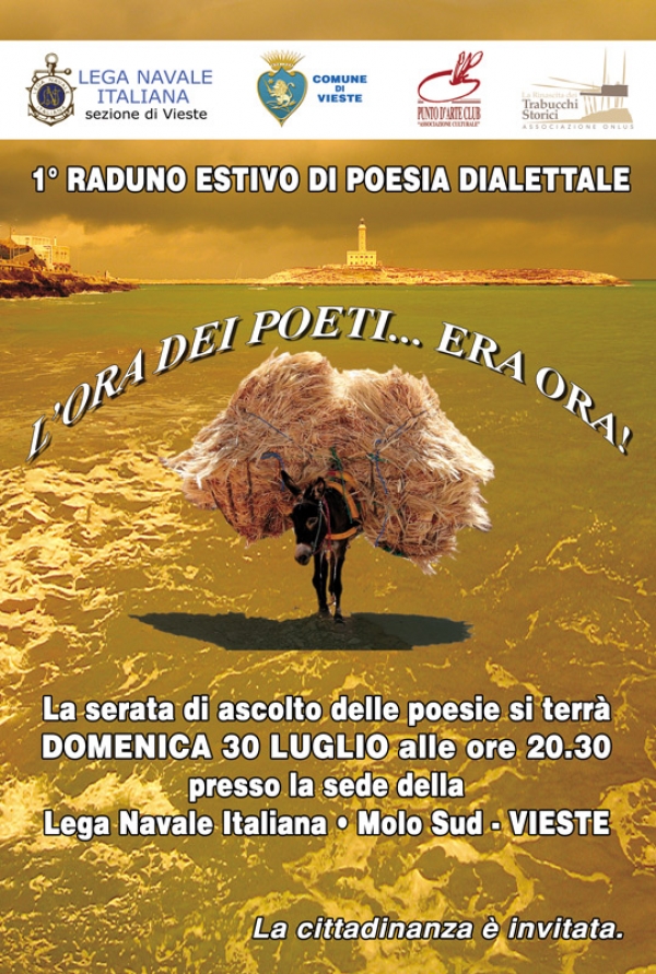 A Vieste il 1 raduno estivo di poesia dialettale