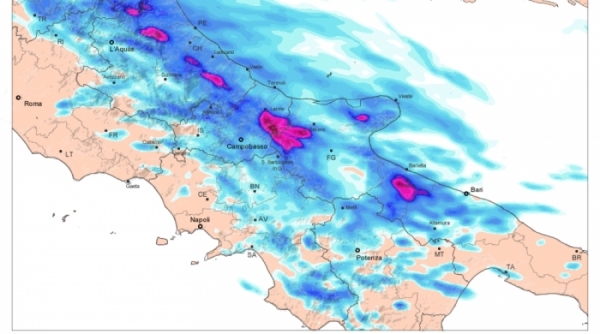 Allerta per rischio idrogeologico e meteorologico per eventi meteo nel comune di Vieste